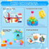 Set, 3-12(Transparent) VigorFun Magnetic Blocks Magnet Building Blocks with Toy Figurine and Storage Bag for Kids