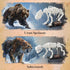 6 in 1 Fossil Building Kit - Compatible with Lego Dinosaur Natural History Museum, 928 PCS Educational STEM Toys
