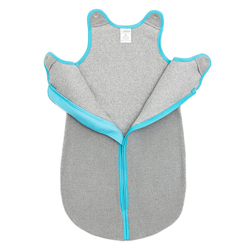 Sleep Nest Fleece Baby Sleeping Bag by baby deedee, Gray, 6-18 Month