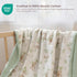 47"x47", 100% Konssy Muslin Baby Blankets for Girls Boys Cotton Crib Blanket for Infant Toddler, Super Soft