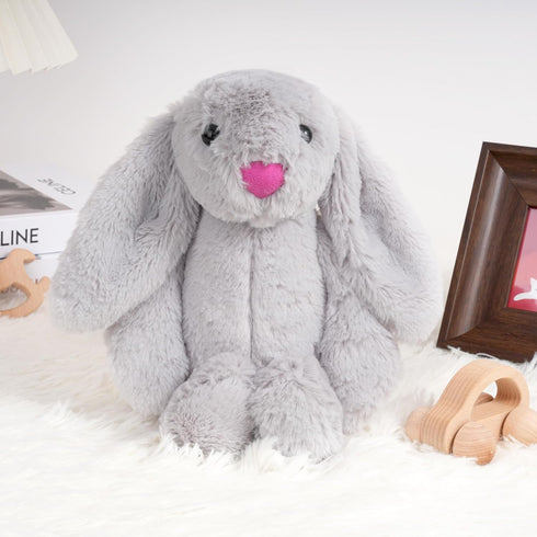 shiguangji 11.8 Bunny Stuffed Animal Plush Toy in, Soft Rabbit Plush for Babies and Toddlers, Cuddly Bunny Toy