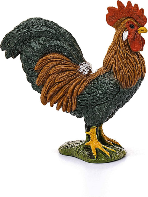 Schleich Farm World, Realistic Farm Animal Toys for Boys and Girls, Rooster Toy Figurine, Ages 3+