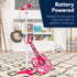 19in 8 Best Choice Products Kids Toy Guitar, Pretend Play Musical Instrument Toy for Toddlers w/Mic, Stand, Demo Songs