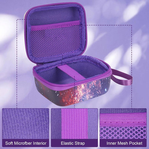 Travel Carrying Case for Bitzee Digital Pet, Protective Storage Holder for Kids Electronic Gadgets (Galaxy)