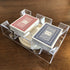 Yuanhe 2 Deck Rotating-Revolving Playing Card Tray - Card Holder