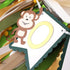 TUTOTU 1st Birthday Monkey Banner - Safari Jungle Party High Chair Decor