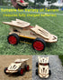 2 Set STEM Kit, Solar Model Car Building Project, 3D Wooden Puzzle Craft for Ages 8-14
