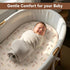 100% 33 17 Inch 2 Pack Organic Cotton Muslin Baby Bassinet Baby Sheet X Soft Breathable Lightweight Stretchable Bed