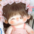 CALEMBOU Plush Doll, 20cm Cute Cotton Doll with Skeleton, Kawaii Anime Plushies Gift with Doll Clothes