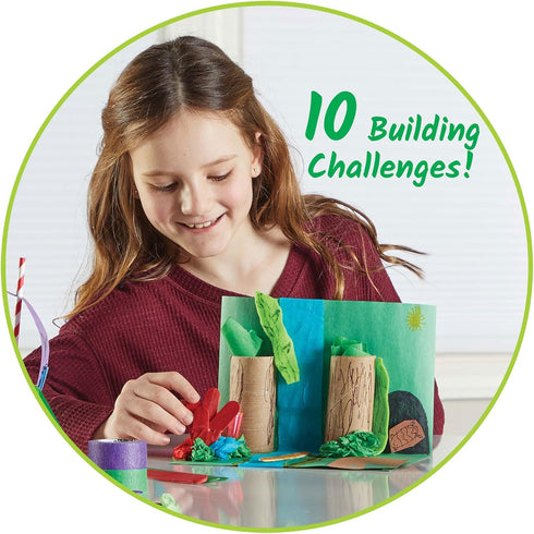 hand2mind Ultimate Inventor Toolkit, 10 Building Challenges for Ages 8 and Up, STEM Kits