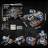 5-in-1 STEM Building Toys with LED Light, 604 PCS RC Tech Tank Robot Sleigh Gift for Kids Ages 6-12+