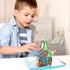 Set Playset 3+ PN11 PicassoTiles Nano Tiles Magnetic Building Construction with Tin Storage Case Compact Colorful Mini