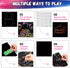 100 4-8 8-12 Scratch Art for Kids, Funtopia Sheets Rainbow Scratch Paper, Black Scratch Off Paper Craft Kits, School