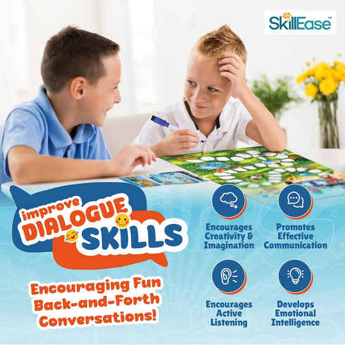 Chater Pop Social Skills Game for Speech Therapy, Educational Materials for Social Emotional Learning Activities