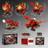 5-in-1 6 5 354PCS Set 8-12 HOGOKIDS Dragon Robot Building Toys with Lighting Colors & Light Effects - Remote & App