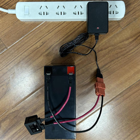 12 Volt Charger for Kids Ride On Toys, Battery Wire & Socket Adapter for 12V Electric Car Riding Toy