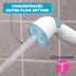 2-in-1 10-foot Playtex Baby Shower Sprayer for Baby and Toddler Bath Time, Blue/White, Hose