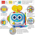 MoraBaby 1-3 6-in-1 Tummy Robot Musical Busy Cube for Toddlers Years Old, Montessori Activity Cube with Lights