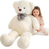 IKASA Giant Teddy Bear Plush Toy, Stuffed Animals, White, 47 inches