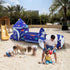 TTLOJ Gift 3pc Rocket Ship Kids Play Tent, Ball Pit, Crawl Tunnel, Toddlers Playhouse Castle Toys
