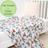 47 47 Inches 100% LollyBanks Baby Blanket for Girls, Large x Soft Muslin Swaddle Blankets, Cotton Breathable