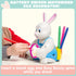 10 JOYIN Motorized Easter Egg Decorator Kit, Easter Busy Bunny Egg Spinner Whirler Decorating Machine with Non-Toxic