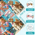 VOLUVOLU 300 6-8 8-10 10-12 Pieces Ice Cream Puzzles for Adults - Puzzles for Kids Ages - Large Piece Dog Jigsaw Puzzle