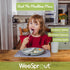2 Pack WeeSprout Silicone Suction Placemats for Babies, Toddlers & Kids, Durable Food Grade Silicone with Non-Slip