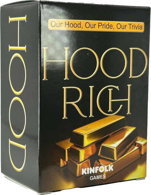 HoodRich Game Night Extravaganza: Engaging Trivia Cards to Challenge and Amuse - Elevate Your Black Card Games