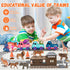Set Playset 3-5, 3 4 5 Train for Toddlers, Electric Train Toys with Light, Music and Animals, Toddler Magnetic Train