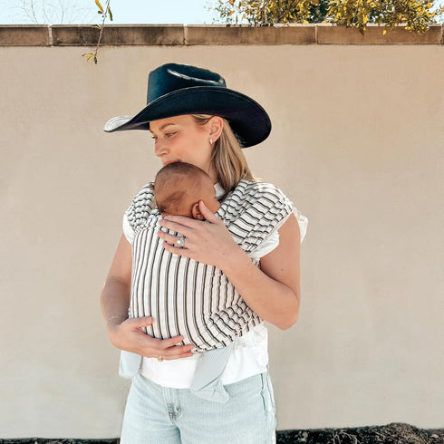 (8-33lbs), Moby Baby Wrap Carrier Classic for Newborns to Toddlers Infant Sling Carrier, Lightweight & Hands Free