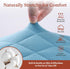 (2-Pack), 52x28'' Quilted Crib Mattress Protector Soft Toddler Mattress Pad Cover, Fits Standard Baby Crib Mattress