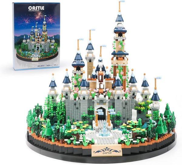 Castle Building Blocks for Adults - 3600 PCS Architecture and Collection Model Set DIY Creative Toys for Ages 14+