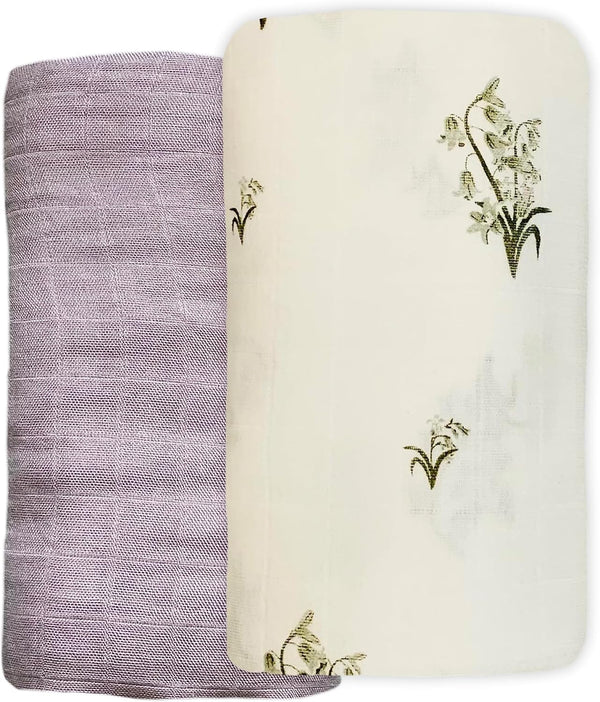 LEYL&ARI Muslin Swaddle Blanket | Receiving Blankets for Baby Boy Girl |