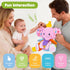 JoySpark Toys 0-6 6-12 3 4 5 6 7 8 9+ Tummy Baby Girl Toys Months, Sensory Musical Toddler Toy for Months, Pink