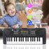 37 3 4 5 6 7 8 9 Kids Piano Keyboard, Keys Portable Music Keyboard Electric Piano Toys for Children, Educational