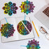 BeYumi 60Pcs Mandala Scratch Cards Gift Set, DIY Magic Scratch Off Paper Art Kit for Kids and Home Decor