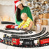 Set, Set 3 4 5 6 7 8+ Shemira Christmas Train Train Toys for Boys Girls,Toy Train with Light Smoke and Sound, Steam