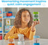 hand2mind Changing Seasons Sensory Tubes, Quiet Fidget Toys for Kids 3-5, Calming Weather Science Toys for Preschool