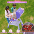Playset 3-5 New Upgraded Kids BBQ Grill with Smoke, Sound&Light, Toy Grill for Girls, Pretend Food Hamburger, Kitchen