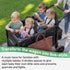 W2 (2-Seater)Bus-Style Forward-Facing Support Bar for Wonderfold Wagon Accessories Elite/Veer Seating Upgrade with Seat