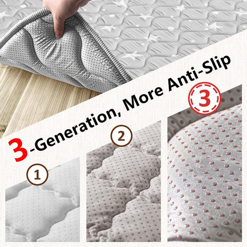 50x50 Baby Play Mat, Playpen Mat, Thick Soft Foam Playmats for Baby, Foldable and Washable Crawling Mat for Floor (Gray