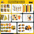 96Pcs Set BenLouis Construction Party Favors Excavator Tractor Theme School Stationery Bulk for Kids Construction