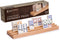 Yellow Mountain Imports Premium Beechwood Domino Racks/Trays (10-Inch) - Set of 4