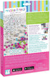 Make It Real: Block ‘N Rock Bracelets Kit - Create 4 Unique Letter Charm Bracelets, 147 Pieces