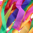Rainbow Dance Ribbons - 12PCS Rhythm Ribbon Streamers for Kids, Bright & Multi-Colored