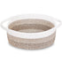 ABenkle Small Basket with Handles - Decorative Durable Rope Woven Storage Bin, Easter Baby Gift Basket