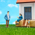 98 1: 25 Namalu Pcs Scale Miniature People Figurines Tiny Painted Model Train People Mini Architectural Plastic Small