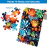 2 Pack Jigsaw Puzzles for Adults - 1000 Pieces - Succulents and Mushrooms - Difficult DIY Game Toy