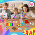 1400+ Set, 3 4-8, 8-12, SMILESSKIDDO Arts Craft Supplies for Kids - PCS Toddler DIY Craft Art Supply Portable Layered